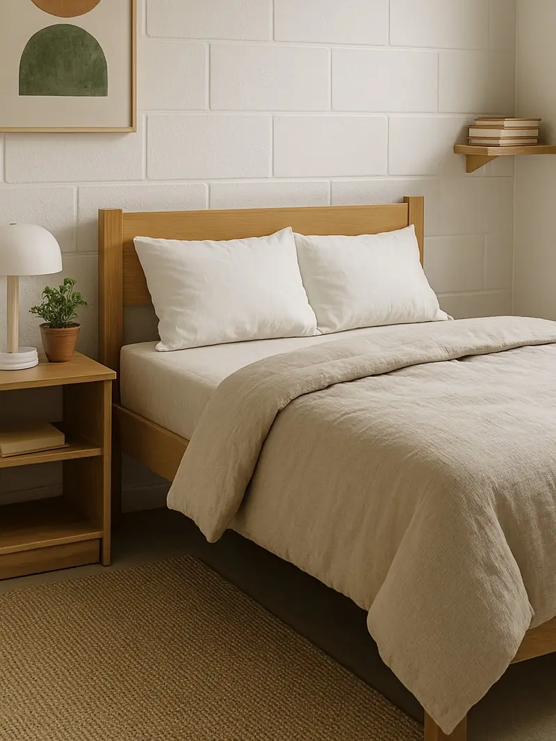 Luxury Linen Fitted Sheet Sleep - Effortless Elegance with Premium Quality Fabric