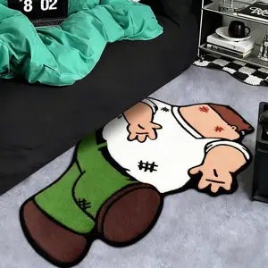 Anime Character rug, Super soft rug, soft comfortable with vivid character designs, suitable for bedroom, living room or entryway - perfect gift for anime fans