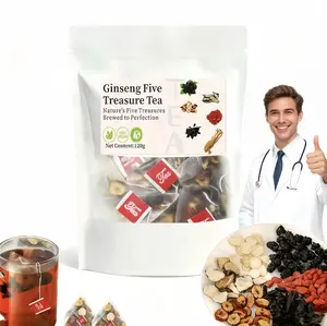 Kidney Tea Formula Ginseng Eight Treasure Tea GinsengEightTreasuresTea,OrganicKidney CleanseTea,TraditionalHealthyKidney Cleansing Tea for Men & Women Natural Beverage