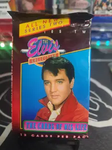 1992 The Elvis Collection Series 2 Trading Cards Pack! 12 cards!