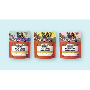 Pasta Sauce Starter Pack - Miso Butter, Aglio E Olio, Cacio E Pepe Pasta Sauce