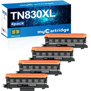 myCartridge  DCP-L2640DW TN830XL TN830 ，4myCartridge Compatible Toner Cartridge Replacement for Brother DCP-L2640DW TN830XL TN830 ，4pack
