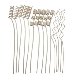 Mixed Pack Curled Natural Plant Reed Diffusers, Spring Spiral Scented Reed Sticks, Long-Lasting Fragrance, Eco-Friendly Aromatherapy