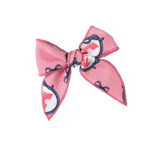 Maeve Castles CLIP BOW Soft Textured Bullet Fabric Alligator Clip for Side Parts Ponytails Sweet Hairstyles