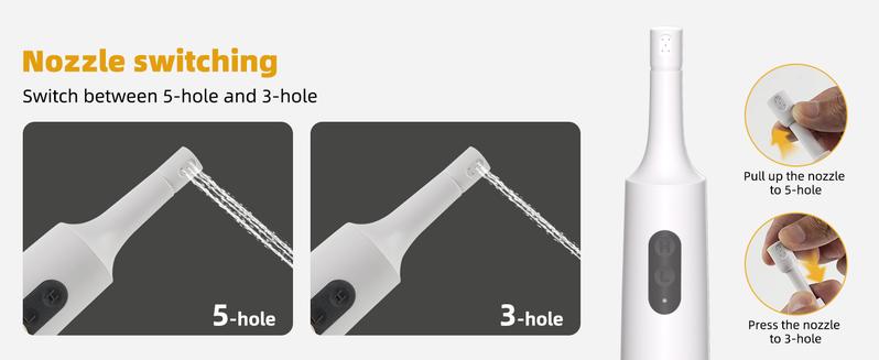 Anylock Portable Bidet for Travel, High Pressure Electric Handheld Bidet Sprayer, 350-550ML Expandable Bottle for Personal Hygiene, USB-C Rechargeable Waterproof, Travel Bidet for Women & Men