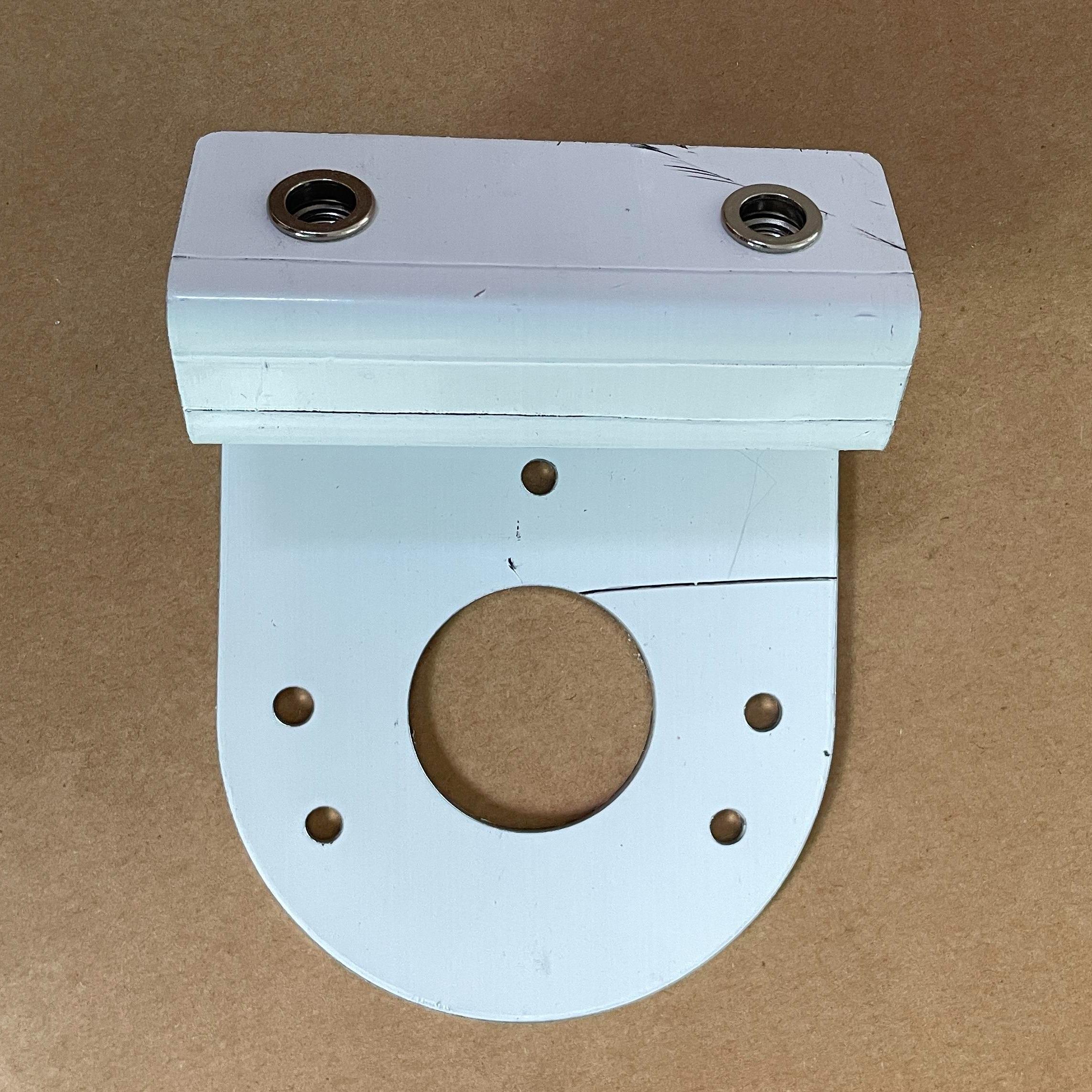 45° Angled Clamp-On Brackets for Watermelon Lights - 2Pcs Stainless Steel Under Glow Mounts for Semi-Trucks, Pickups & RVs