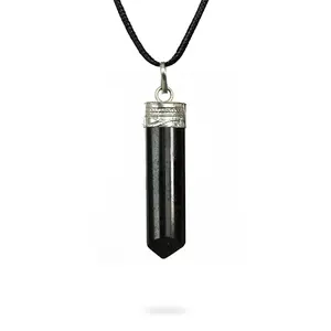 Black Tourmaline Necklace | Ethically Sourced, Handmade Black Tourmaline Jewelry - Protection Crystals | Healing Crystal Necklaces for Women and Men - Turmalina Negra Collares de Mujer