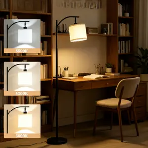 Slim Console Table with Built-in Power Outlet, Narrow Behind-Sofa Accent Table Equipped with 3-Color Adjustable Lighting, Couch Back Console Featuring LED Bulbs with Three Color Temperatures, Suitable for Living Rooms, Bedrooms, Entryways and Hallways