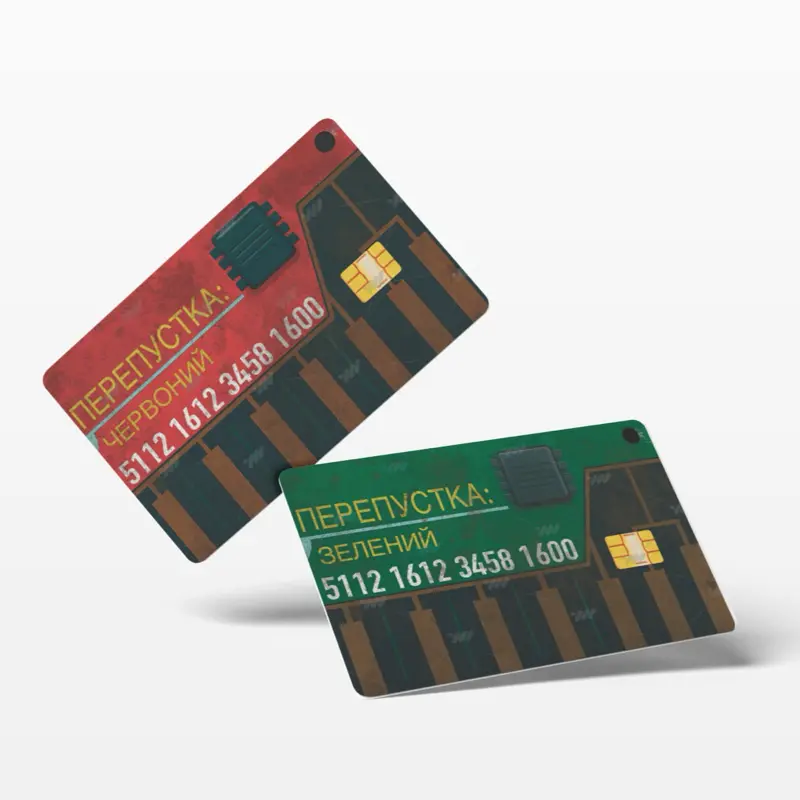 stalker chernobyl access card the Ultimate Rectangle Sticker for ...