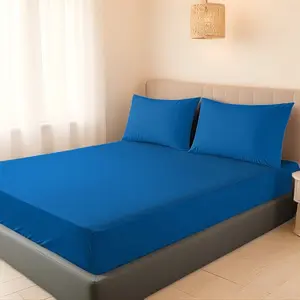 Utopia Bedding Soft Microfiber Fitted Sheet 21-Inch Deep Pocket Fade Resistant All-Around Elasticity Unisex Plain Design for Comfortable Sleep