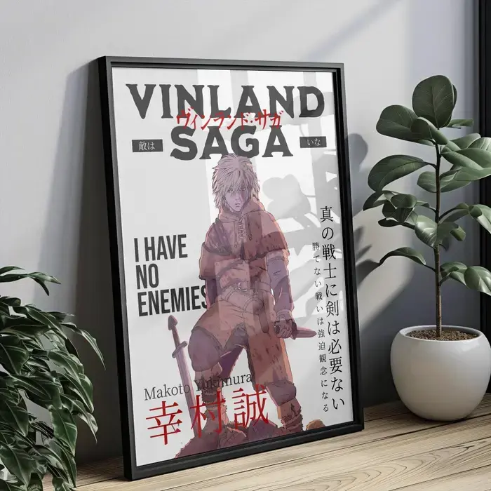 Vinland Saga Matte Vertical Posters | Thorfinn Poster | Aesthetic Anime Wall Art | Room Decor | Anime Lover Gift | Unique Home Decoration