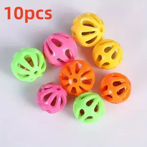 Interactive Colorful Bell Bird Play Toys Set, 10 Pieces, Suitable for Parrots, Finches, Long-Tailed Cockatoos, Tiger Parakeets