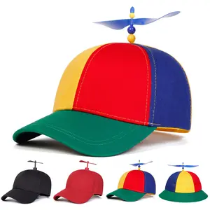 Unisex Propeller Baseball Cap Outdoor Adjustable Sunscreen Leisure Hat Spring Autumn Travel Tourism Beach Vacation