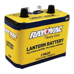 Rayovac 944-2R 6 V Heavy Duty Lantern Battery