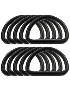 32mm Metal D-Ring, Non-Welded, 10 Pieces, Solid Pattern, All Seasons, Ideal for Various Applications, Durable and Reliable Fastening Solution