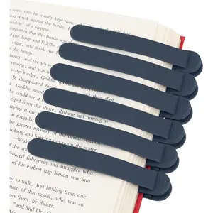 6 count Automatic Bookmarks for Reading Lovers,   Book Mark for Women & Men, Creative Book Clip Page Markers Reading Accessories Gifts