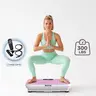 ROTAI Vibration Plate Exercise Machine - Compact Portable Home Workout Gear, Home Gym Equipment, Gym Equipment, Multifunctional Ab Crunch Trainer for Full Body & Core Strength Training, 300LBS Capacity