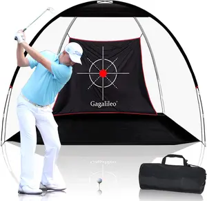 Kapler Pro Golf Hitting Net - Heavy-Duty Impact Cage for Garage & Backyard Practice - Professional Training Tool for Golf Enthusiasts & Home Practice