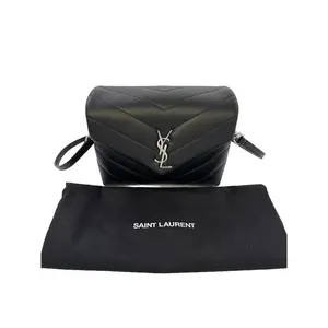 Pre-owned Yves Saint Laurent Leather Crossbody Bags Saint Laurent YSL Black Quilted Crossbody Bag – Silver Hardware