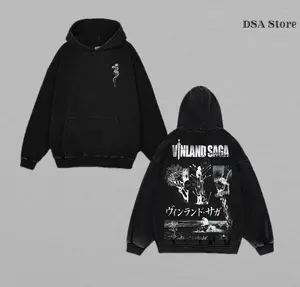 Vinland Saga "Redemption" Oversized Heavyweight Tee & Hoodie - 100% Cotton Premium Anime Streetwear, Double-Sided Graphic Design, Unisex Casual Top, Viking Warrior Merch for Fans, Perfect Gift for Him & Her