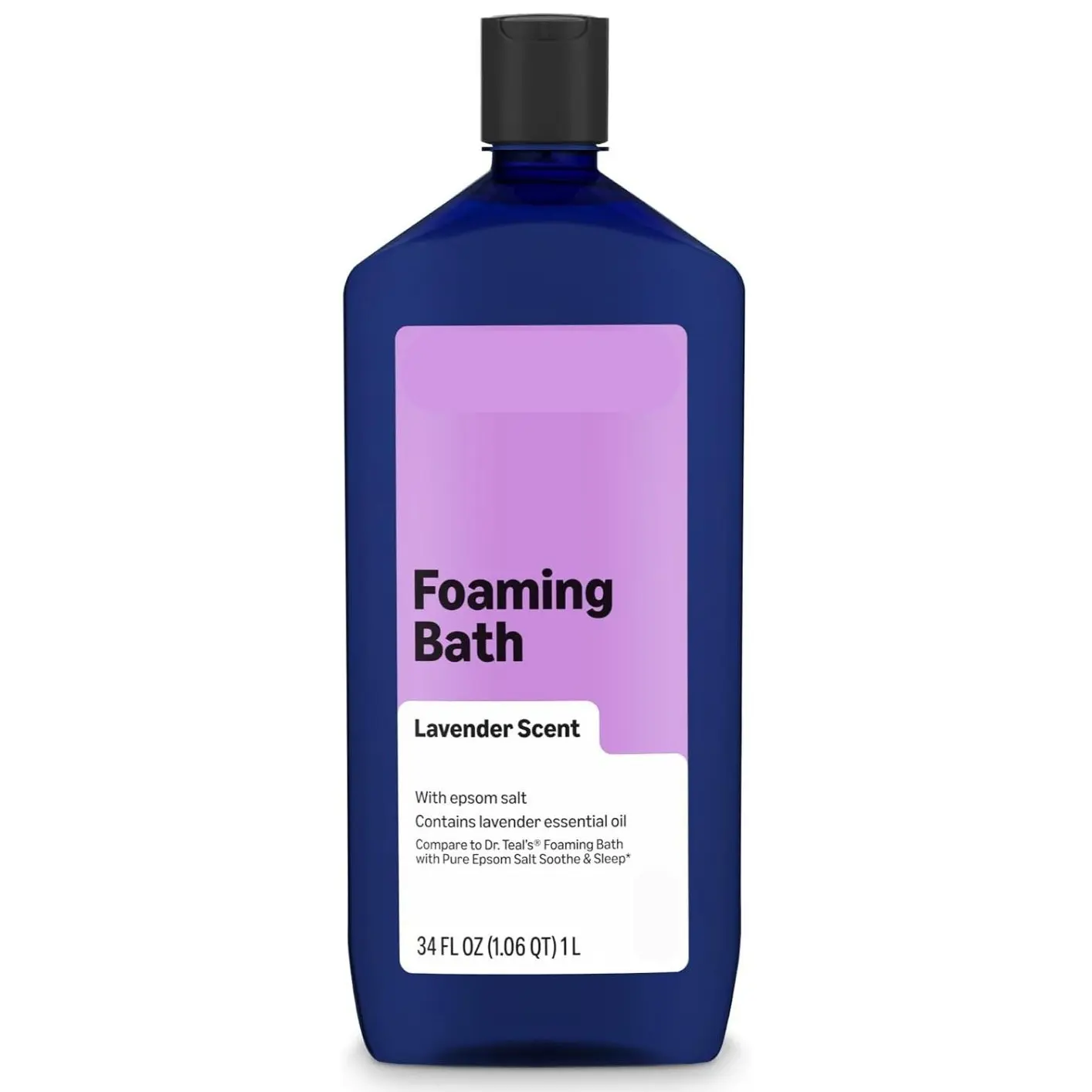 Lavender Scented Essential Oil Foaming Bubble Bath, 34 oz Beauty & Personal Care Bath Additive
