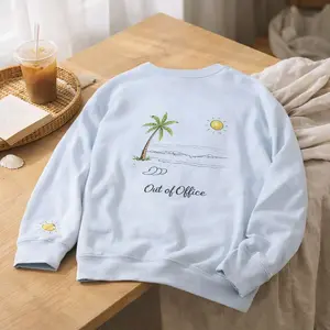 Out of Office coastal sweatshirt designed for relaxed days, beach trips, and everyday wear – Coastal Edition  GreenPalm Exclusive