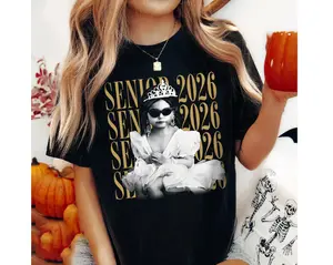 Personalized Senior 2026 T-shirt with Custom Photo, Cute Graduation Shirt for Class of 2026, Class of 2026 Shirt, Graduation Tee, Senior Gift Saved Memories Senior Apparel