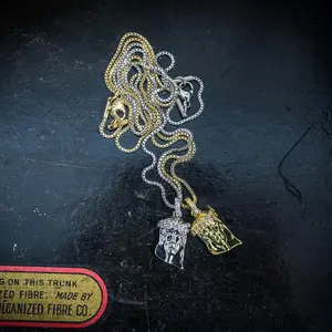 Extra Mini Jesus Piece - 18k Gold Plated Necklace Unisex High-Quality 316L Stainless Steel Ion Plated for Durability & Elegance Personalized Styling Subtle Yet Impactful