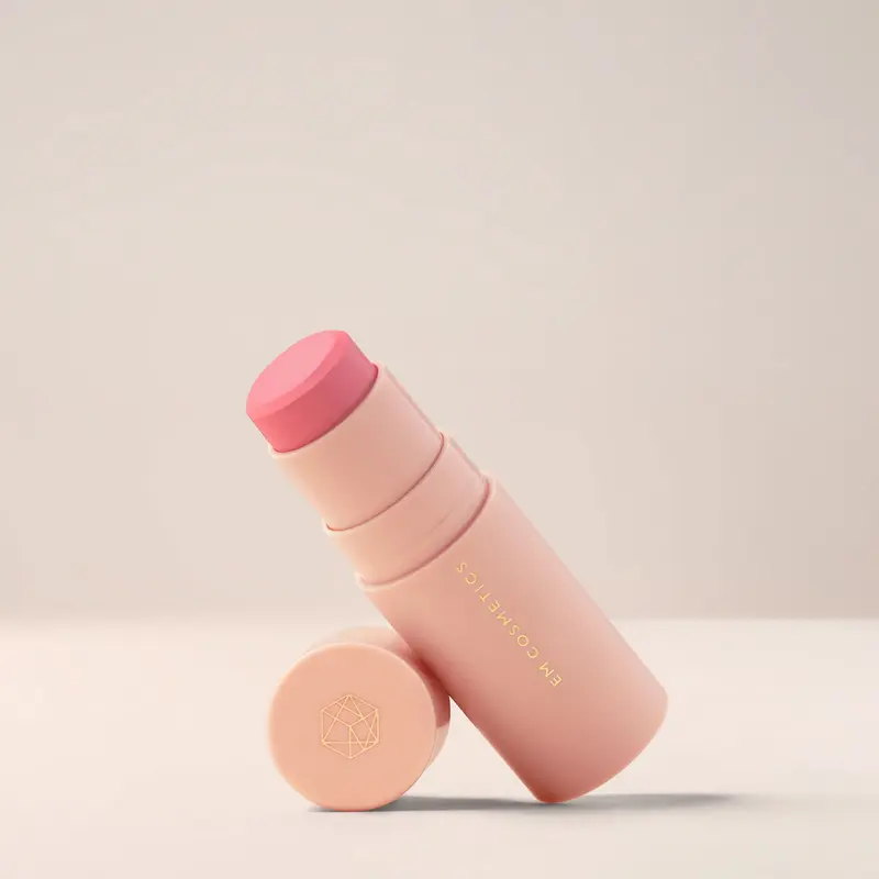 Grease-Free Creamy Texture Blush - Beauty Cosmetics with Antioxidant, Euphorbia Cerifera (Candelilla) Wax, Unparalleled Blend, Bright Finish, Lightweight Soft Glam & Natural Glow Topical Application