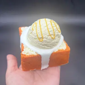 Frozen butter Toasted Carmel icecream bread large taba squishy