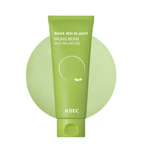 Mung Bean Milk Peeling Gel, Gentle Cleanser and Exfoliator, Moisturizing Exfoliating, Remove Dead Skin Cells - Peel Your Skin to a Fresher You