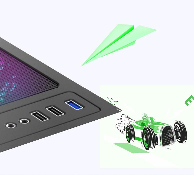 Streamer Computer Case Desktop DIY Full Side Transparent Advanced XT View PC Case pccase