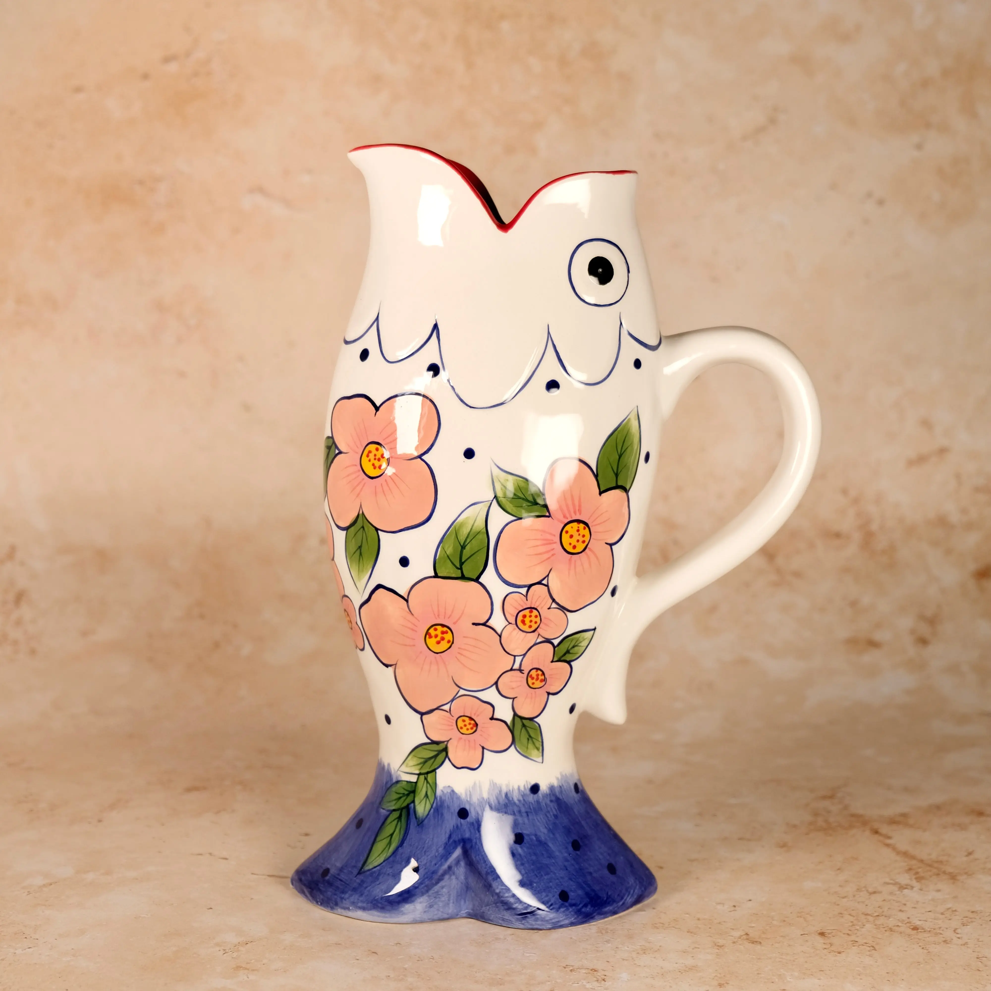FLOWER FISH PITCHER