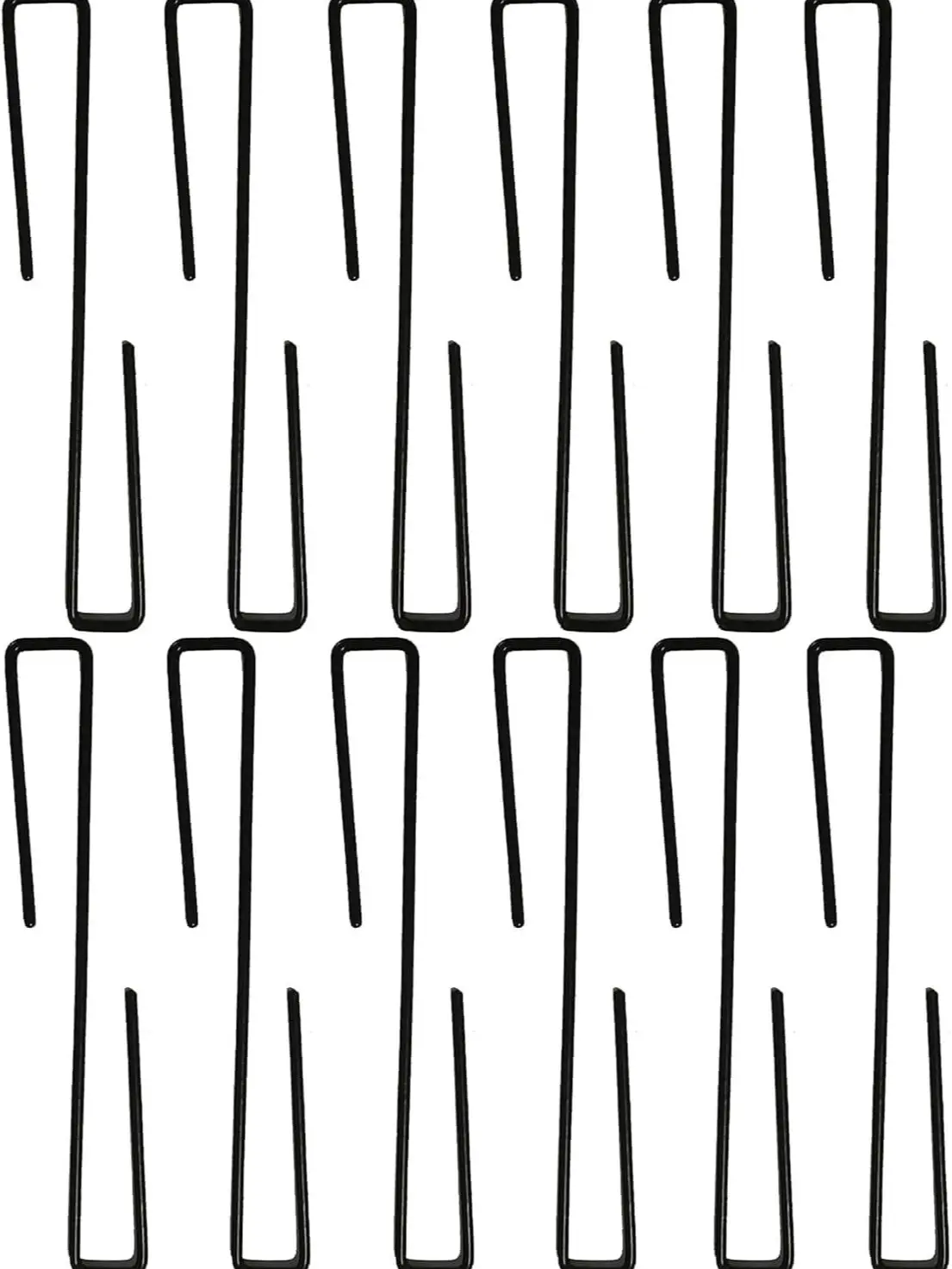 SAFETY STORAGE Handgun Hangers 6pk - Made in USA - Original Gun Safe Pistol Hangers - Organizer Hooks for Safe, Shelf, Rack, Cabinet or Display - Vinyl Coated American Steel