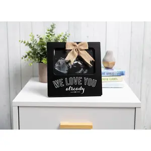 We Love You Already Sonogram Frame, Black