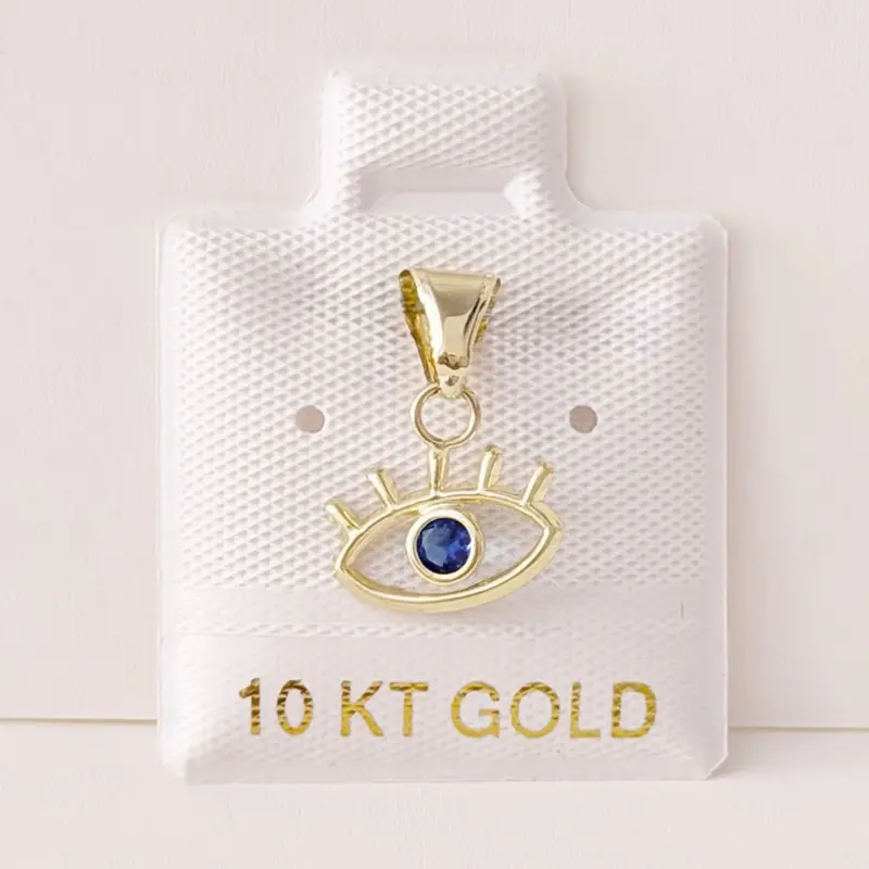 10k Gold Pendant - EvilEye