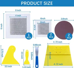 Drywall Repair Kit,Drywall Hole Patch Repair Kit,Wall Spackle Paste 9.8OZ to Fix Wall Surface Holes and Creak Damage with White Wall Repair Putty,Scraper...