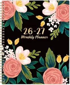 2026-2027 Monthly Planner/Calendar - 2 Year Planner 2026-2027, Jan 2026 - Dec 2027, Monthly Calendar 2026-2027 with Two-Side Pocket, 9'' x 11'', Tabs, Sturdy Binding