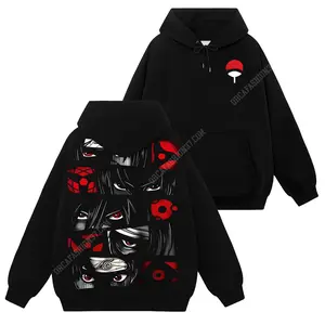 [Uchiha Empire] Limited Sharingan Uchiha - Naruto Shippuden #94 Hoodie T-Shirt Sweatshirt, Retro Vintage Unisex Graphic 90s Cotton, Gift For Wibu, Anime Manga Ninja Y2K Streetwear Menswear