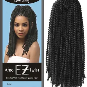 Urban Beauty Afro EZ Twist - High-Quality Fiber Braids for Stylish Looks (50 packs)