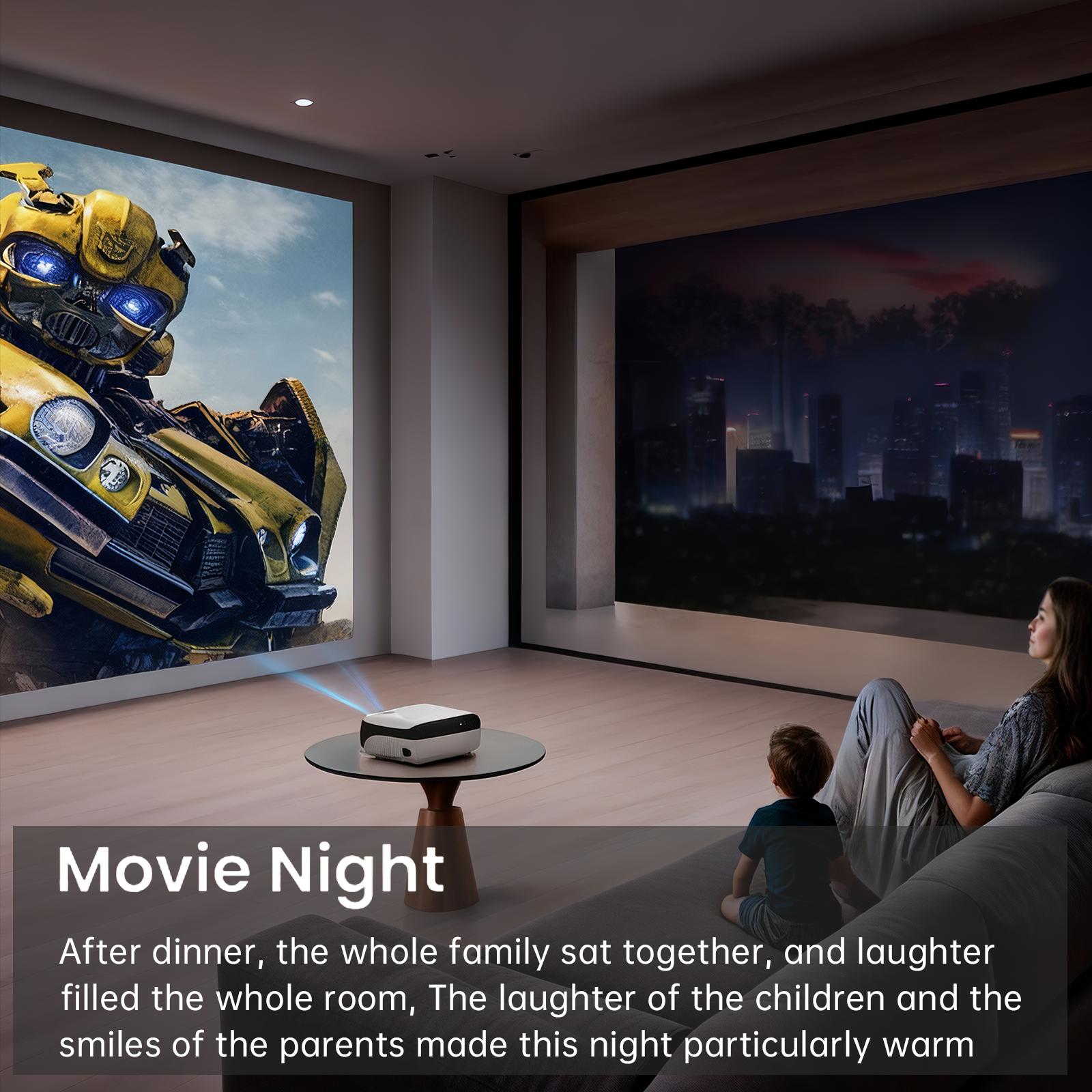 HAPPRUN Mini Projector GTV – Portable 1080P Supported 4K-Compatible Home Theater Projector with Bluetooth 5.1, Screen Mirroring, Ideal for Bedroom, Camping, Kids Videos, Works with iPhone, Android, HDMI, USB, and TV Sticks HAPPRUN Mini Projector GTV – Portable 1080P Supported 4K-Compatible Home Theater Projector with Bluetooth 5.1, Screen Mirroring, Ideal for Bedroom, Camping, Kids Videos, Works with iPhone, Android, HDMI, USB, and TV Sticks