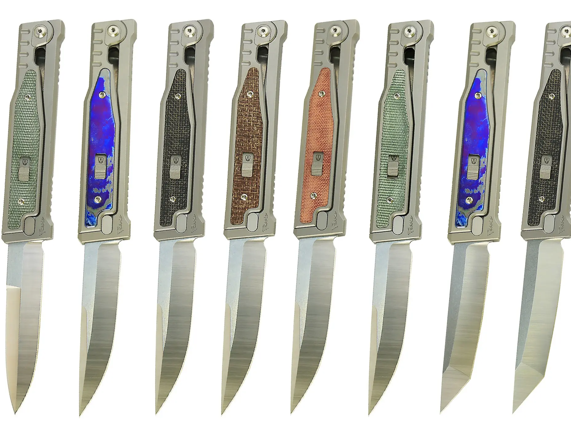 REATE EXO Folding Tools For Everyday Carry(EDC)-Elmax Steel & Titanium Handle
