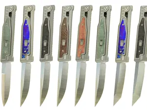 REATE EXO Folding Tools For Everyday Carry(EDC)-Elmax Steel & Titanium Handle