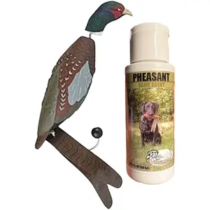 HuntEmUp Ultimate Pheasant Dog Training Scent with Realistic Pheasant Dummy