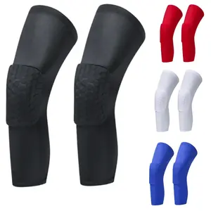 Honeycomb Foam Brace Knee pads Basketball Running Protector Compression Sleeve Knee Pads Fitness Gear Volleyball Sports Support durable design knee wrap