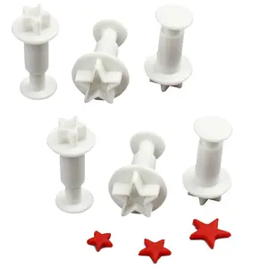 1Set Cake Decoration Cookie Stamp Molds, Anti-Mold Fondant Press Tool Kit, Party Dessert Baby Food Baking Mold, Durable High Temperature Safe