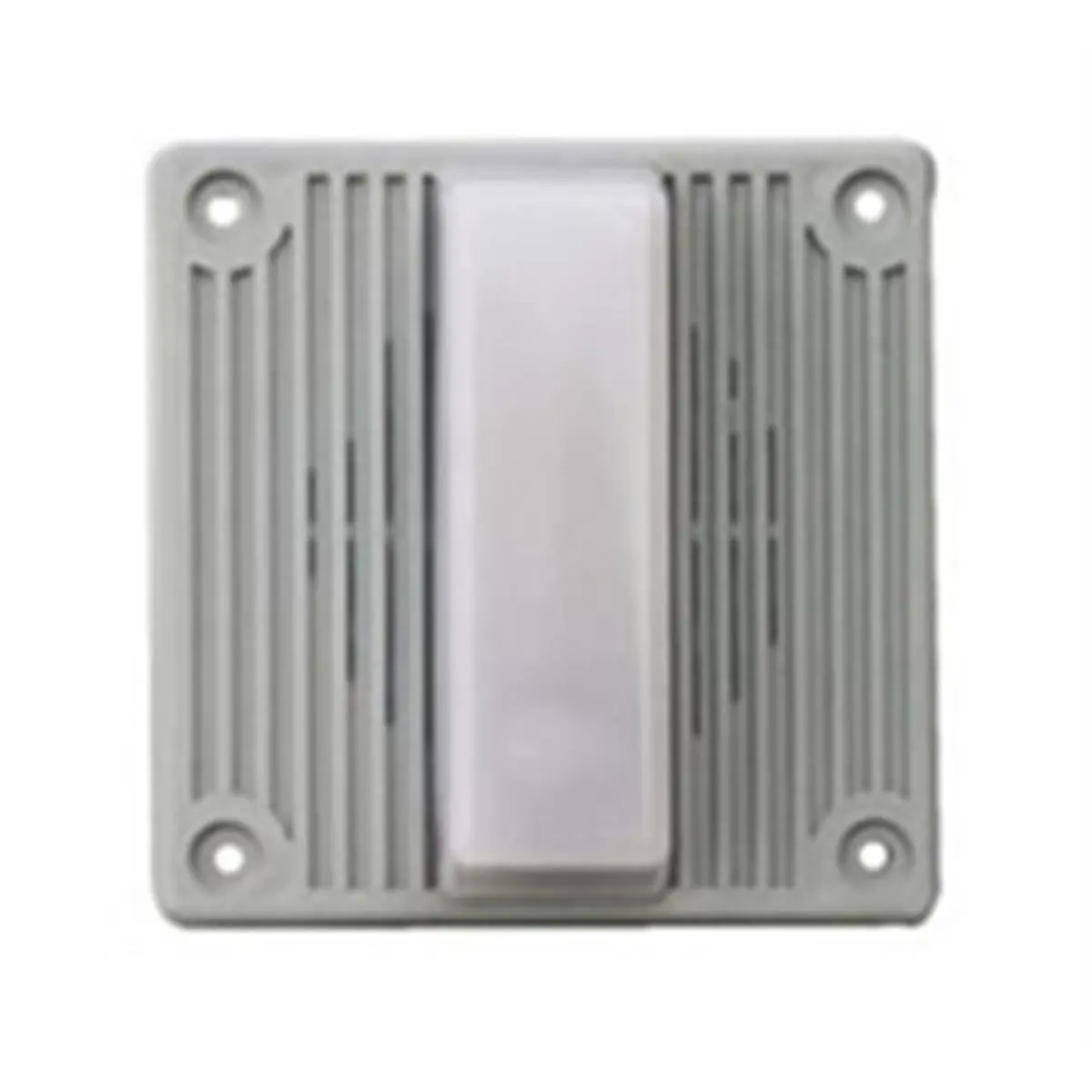 Wheelock MT4 Strobe Horn Appliance - 115 AC, 12VDC, Silver Strobe Light, ADA Compliant, Built-In Sync Protocol, Flush Mount, Field Selectable Sound Output Levels, Emergency Alert Signal