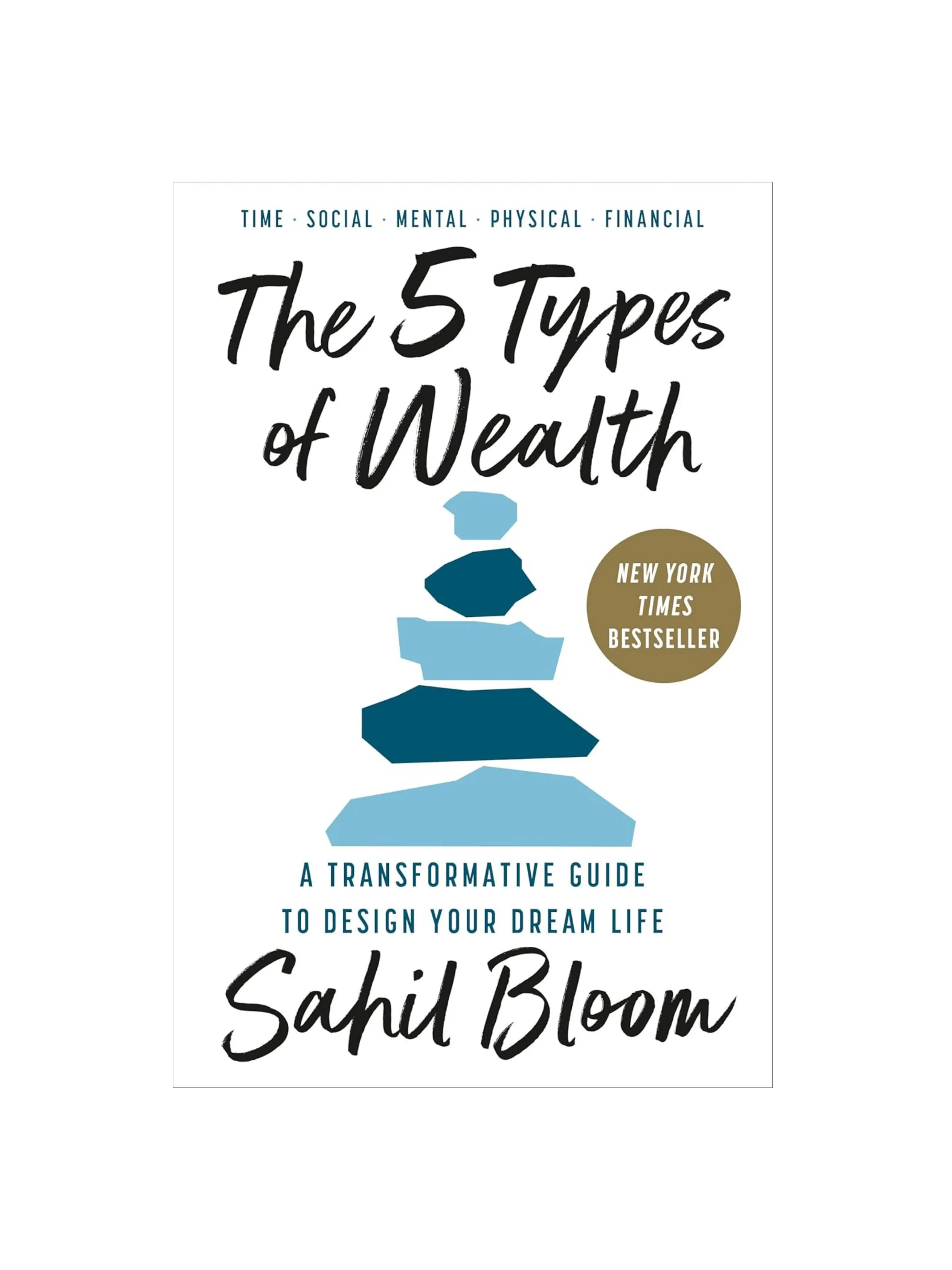 The 5 Types of Wealth: A Transformative Guide to Design Your Dream Life -- Sahil Bloom, Hardcover