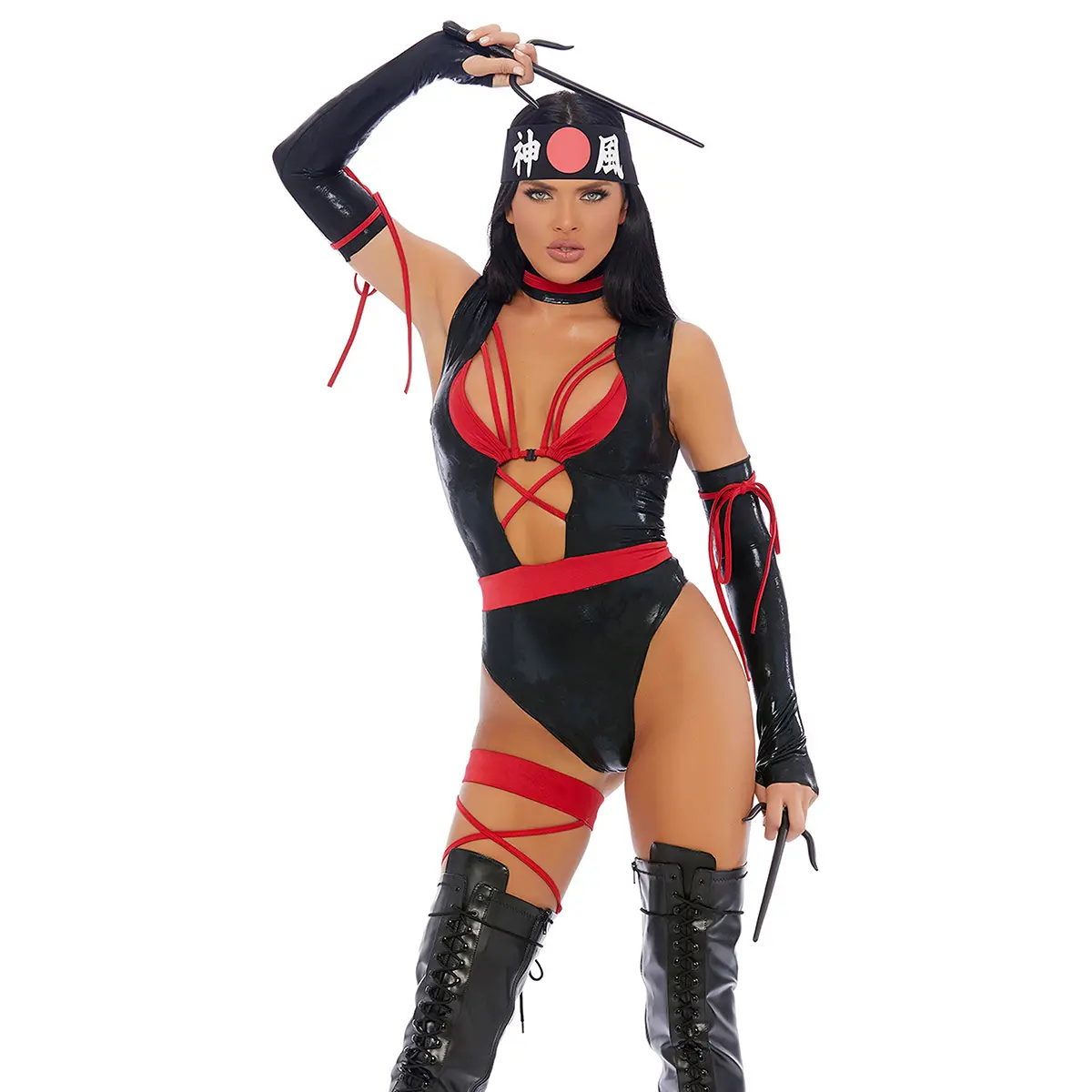 Forplay Women's Halloween Chop Til You Drop Ninja Costume