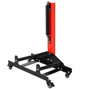 Heavy Duty Car Wheel Detailing Rolling Stand, 3-Way Rotating Rollers Tire Cleaning Stand with 4 Casters for Ceramic Coating Tire Shine